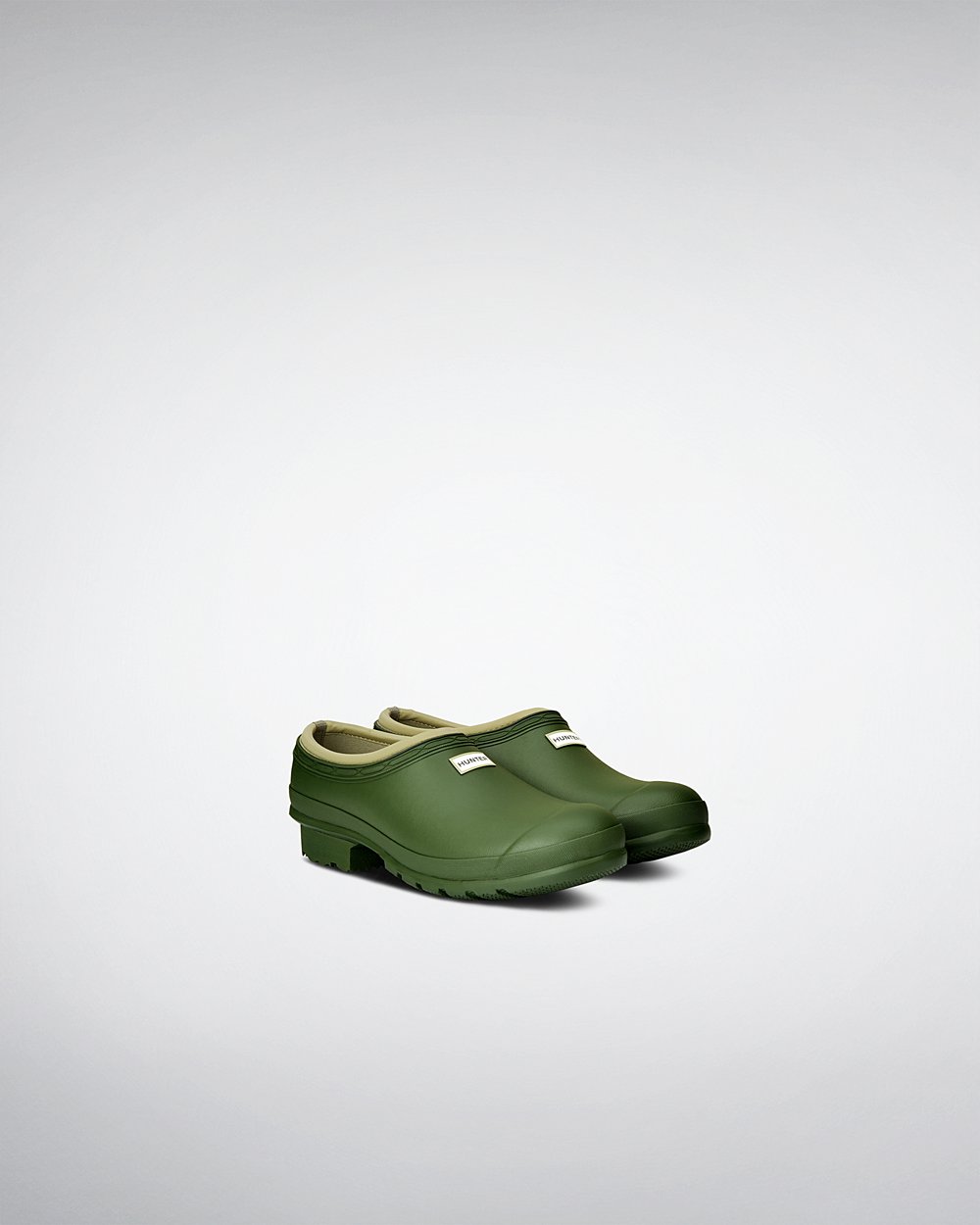 Mens Hunter Gardener - Clogs Green - 8179-EBUTQ